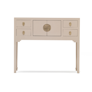 Qing oyster grey small console table