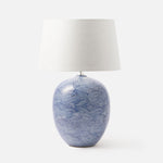 Blue and White Waves Lamp - Extra Large