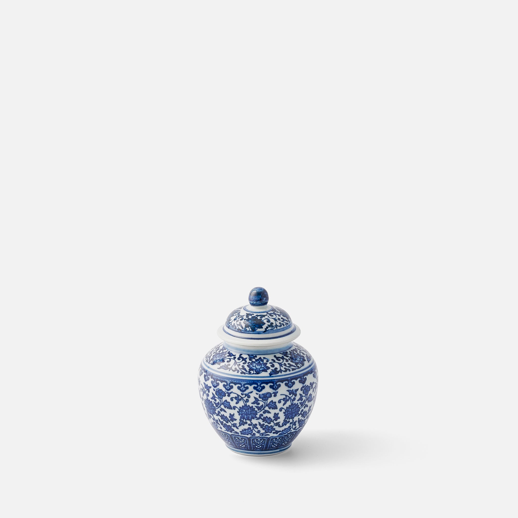 Small Blue and White Ginger Jar